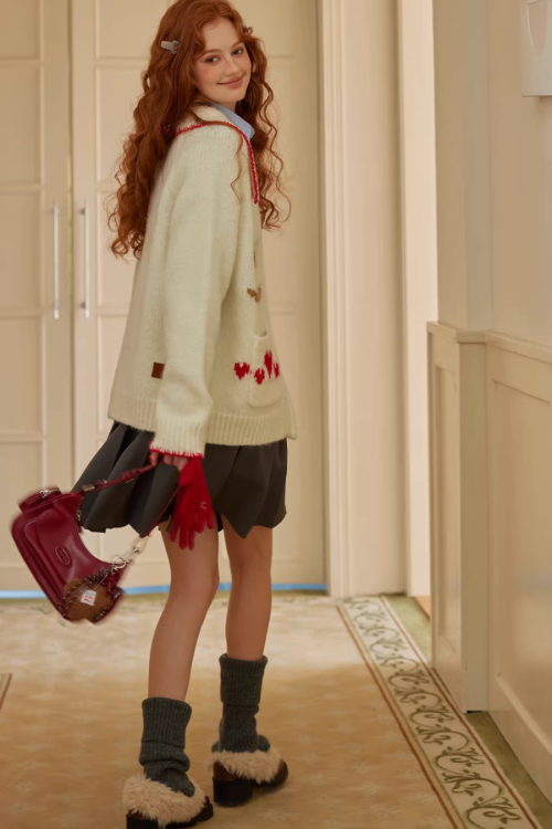 Horse Wool Knit Jacket