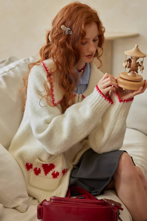 Horse Wool Knit Jacket