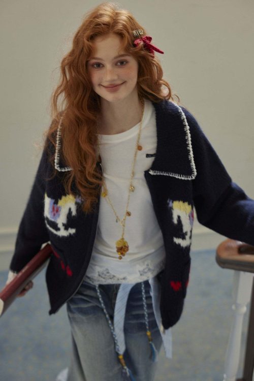 Horse Wool Knit Jacket