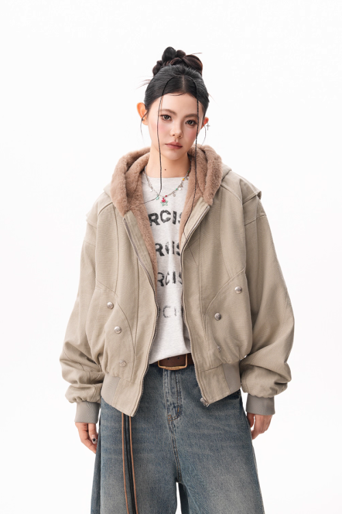 Inner Fleece Zip-up Hoodie