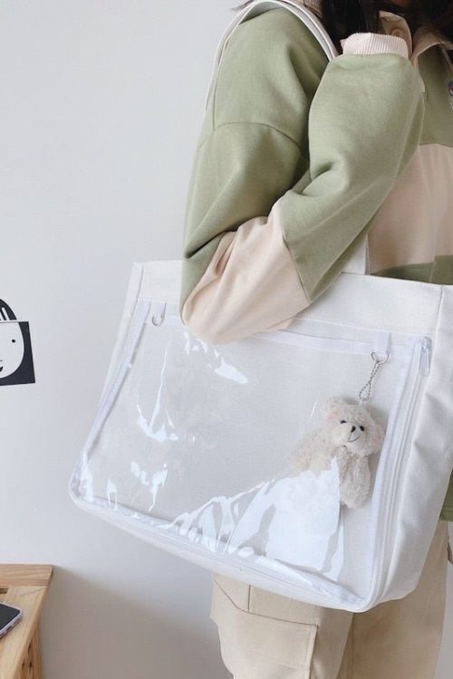 Ita Tote Bag with Clear Window and Included Insert