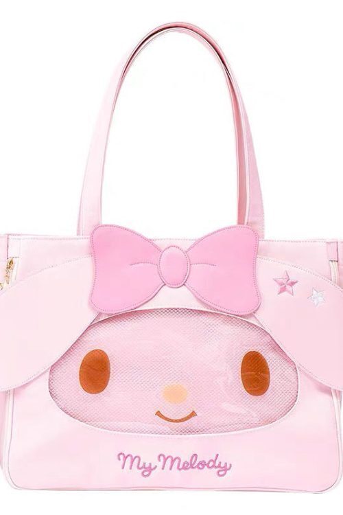 Ita Tote Bag with Clear Window for Pin Display