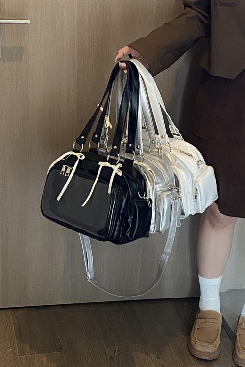 Japanese JK Style Ita Bag with Clear Window for Plushies and Pins