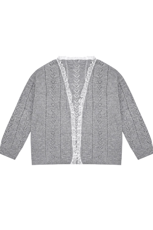 Lace Knit Cardigan / Lace Knit Camisole