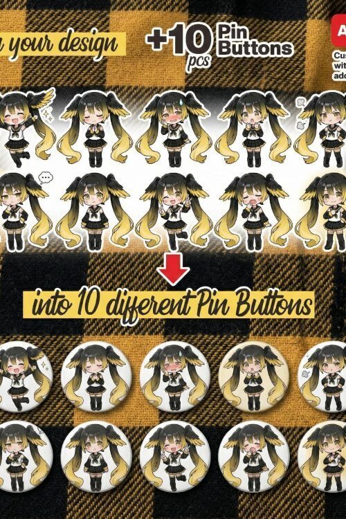 Large Black Kawaii Y2K Ita Backpack with Clear Window for Photocards and Pins