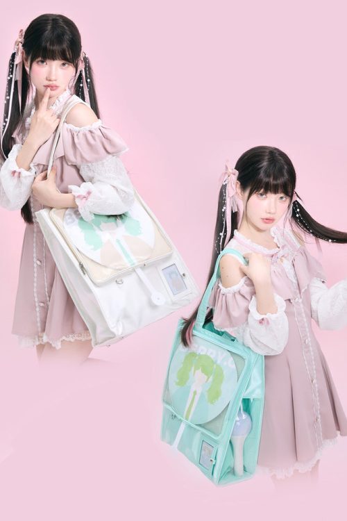 Large Ita Bag with Clear Window for Plushies and Pins