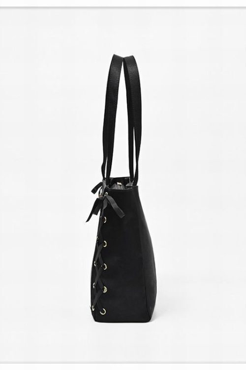 Large Ribbon Ita Tote Bag with Included Insert