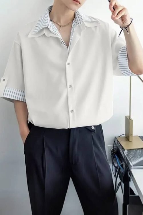 Layered Collar Shirt