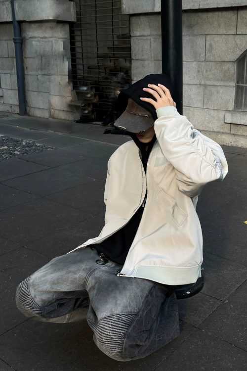 Leather MA-1 Bomber Jacket