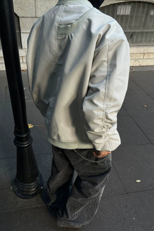 Leather MA-1 Bomber Jacket