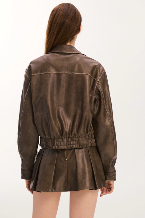 Leather Mini Skirt