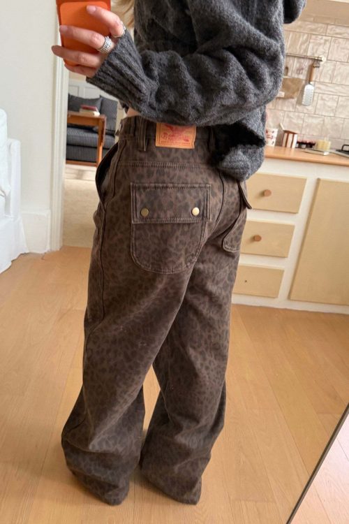 Leopard Wide Pants