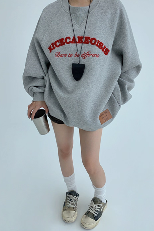 Logo Color Sweat Top