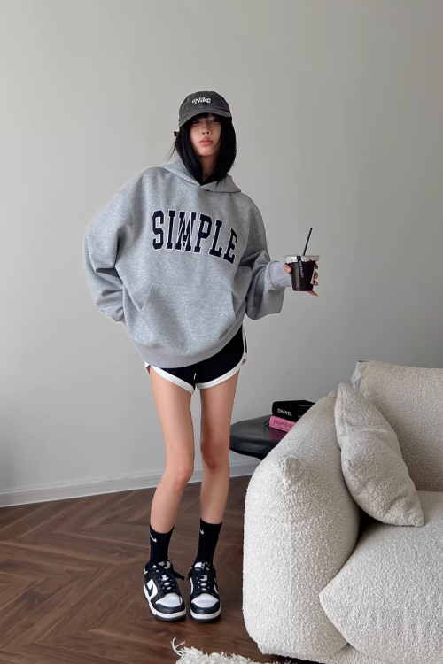 Logo Loose Hoodie