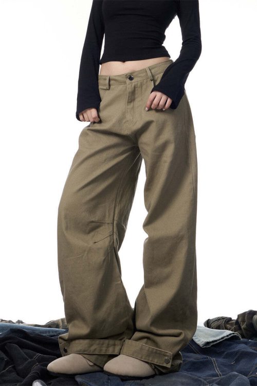 Loose Straight Casual Pants