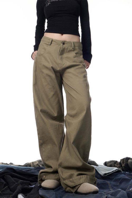 Loose Straight Casual Pants