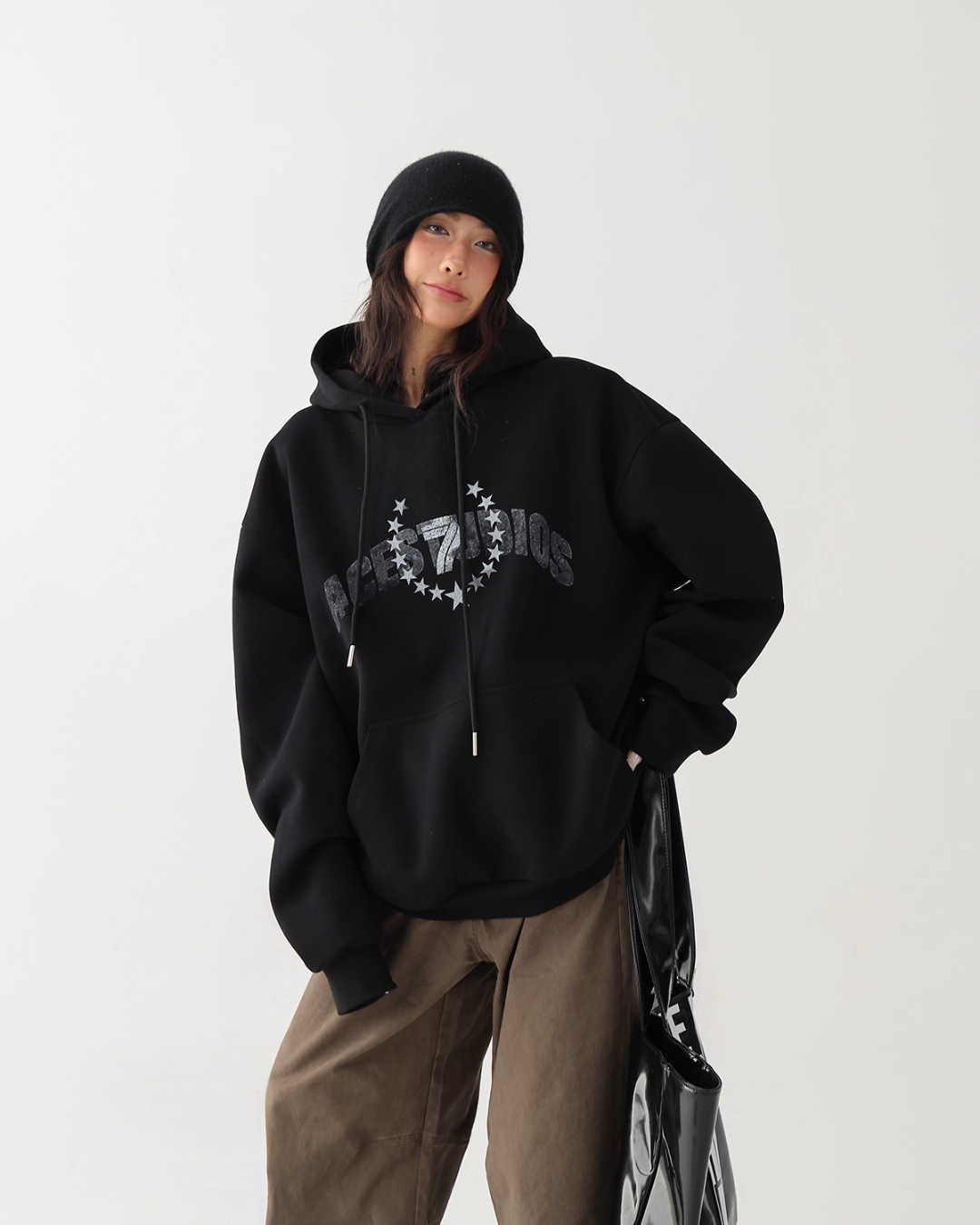 Loose Style Pullover Hoodie