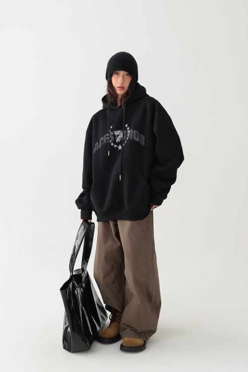 Loose Style Pullover Hoodie