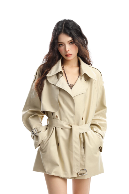 Mid Length Trench Coat