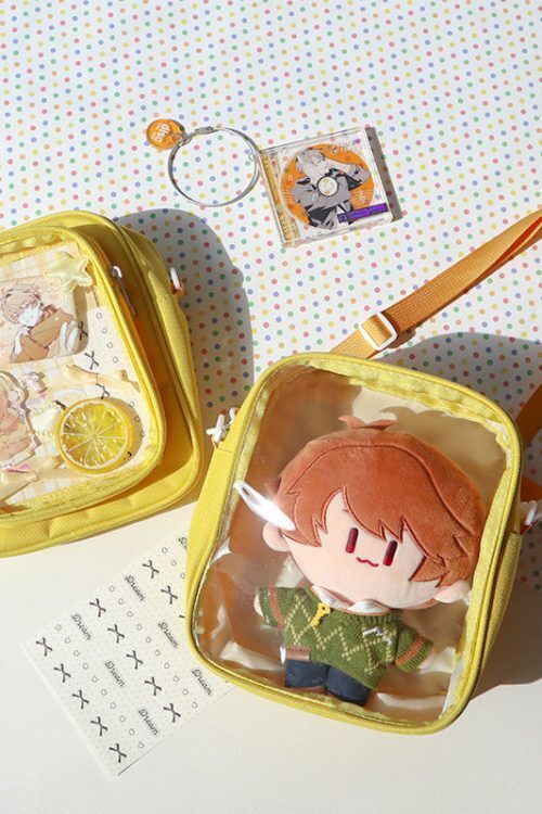 Mini Ita Crossbody Bag with Clear Window and Included Insert for Plushies and Pins