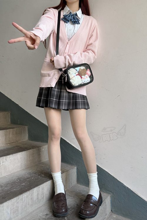 Mini Ita Crossbody Bag with Clear Window for Plushies and Pins