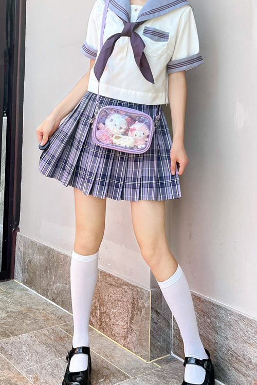 Mini Ita Crossbody Bag with Clear Window for Plushies and Pins