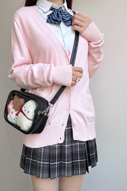 Mini Ita Crossbody Bag with Clear Window for Plushies and Pins