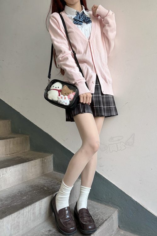 Mini Ita Crossbody Bag with Clear Window for Plushies and Pins