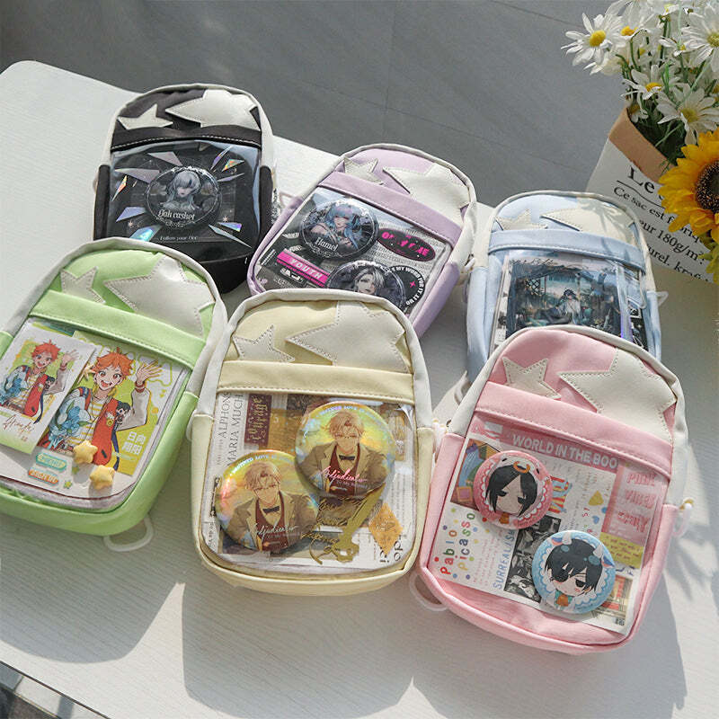 Mini Star Ita Bag with Clear Window and Included Insert for Pin Display