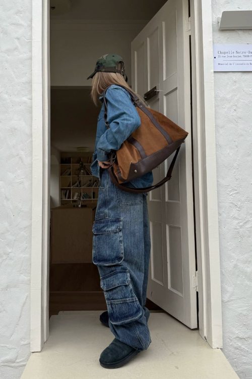 Multi Pocket Denim Pants