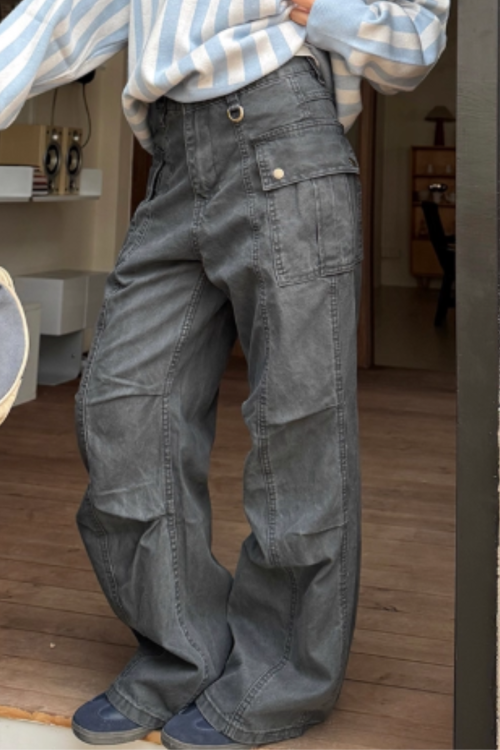 Multi Pocket Leg Cargo Pants