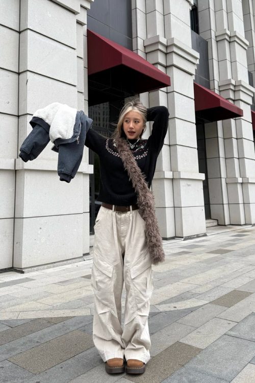 Nordic Knit Long Sleeve Top