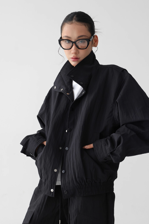 Nylon Casual Jacket / Nylon Wide Pants