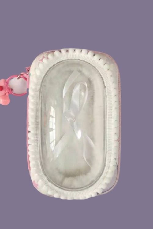 OB11 BJD Doll Bag with Clear Window for Plushies and Pins
