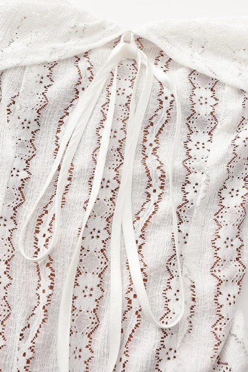 Off-Shoulder Lace Maxi Dress