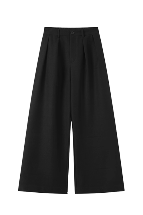 Off Shoulder Sweater Top / Wide Long Pants