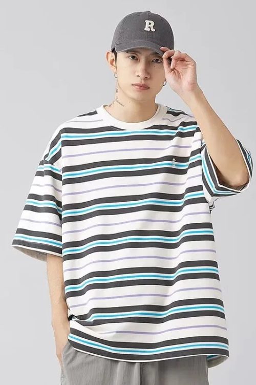 Oversized Striped Tee