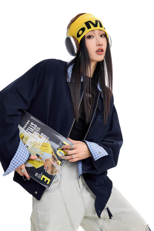 Paid Collar Work Jacket