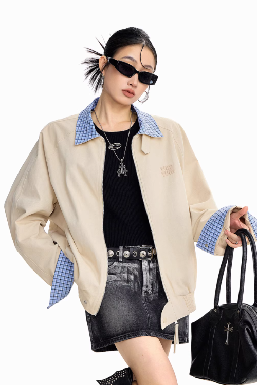 Paid Collar Work Jacket