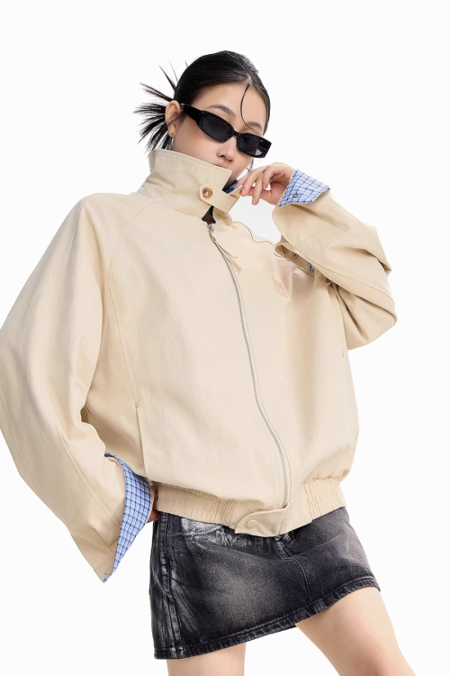Paid Collar Work Jacket
