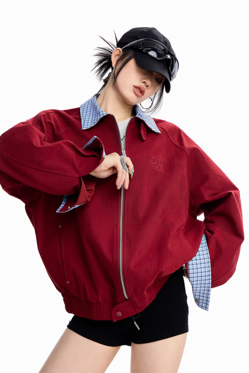 Paid Collar Work Jacket