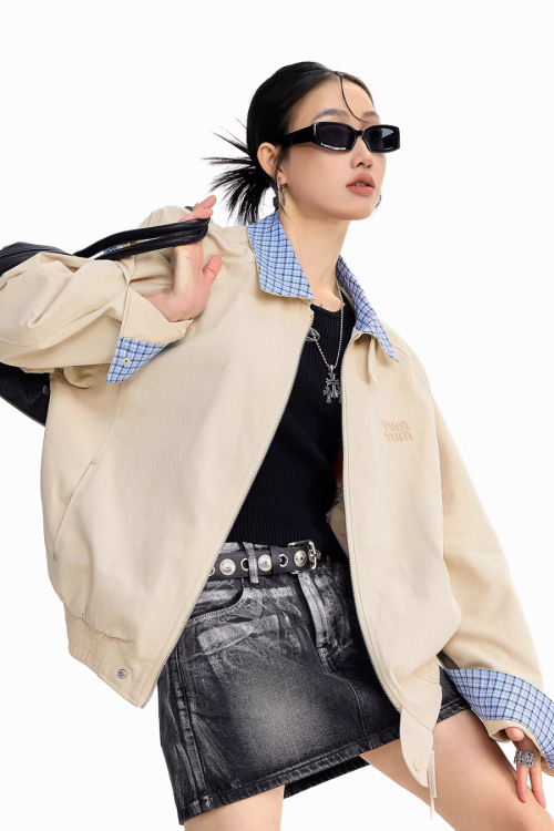 Paid Collar Work Jacket