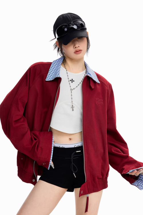 Paid Collar Work Jacket