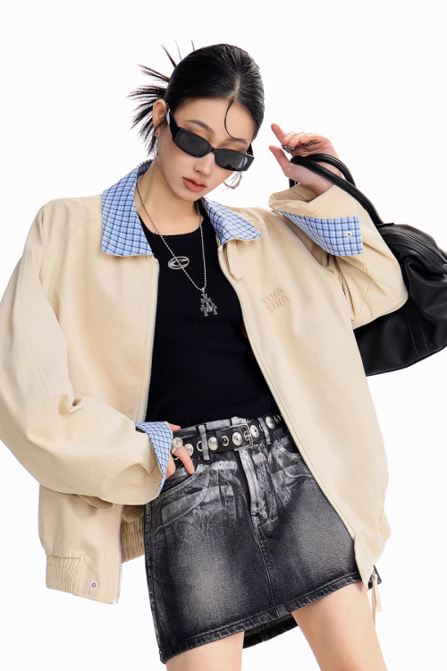 Paid Collar Work Jacket