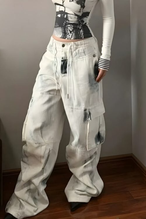 Painted Cargo Pants