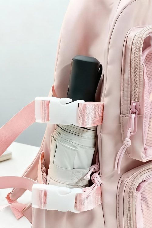 Pastel Ita Tote Bag with Clear Window for Pin Display