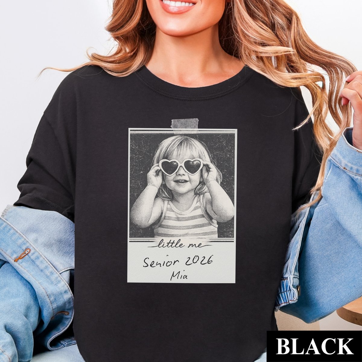 Personalised Senior 2026 Shirt Custom Photo Comfort Colors S tshirt