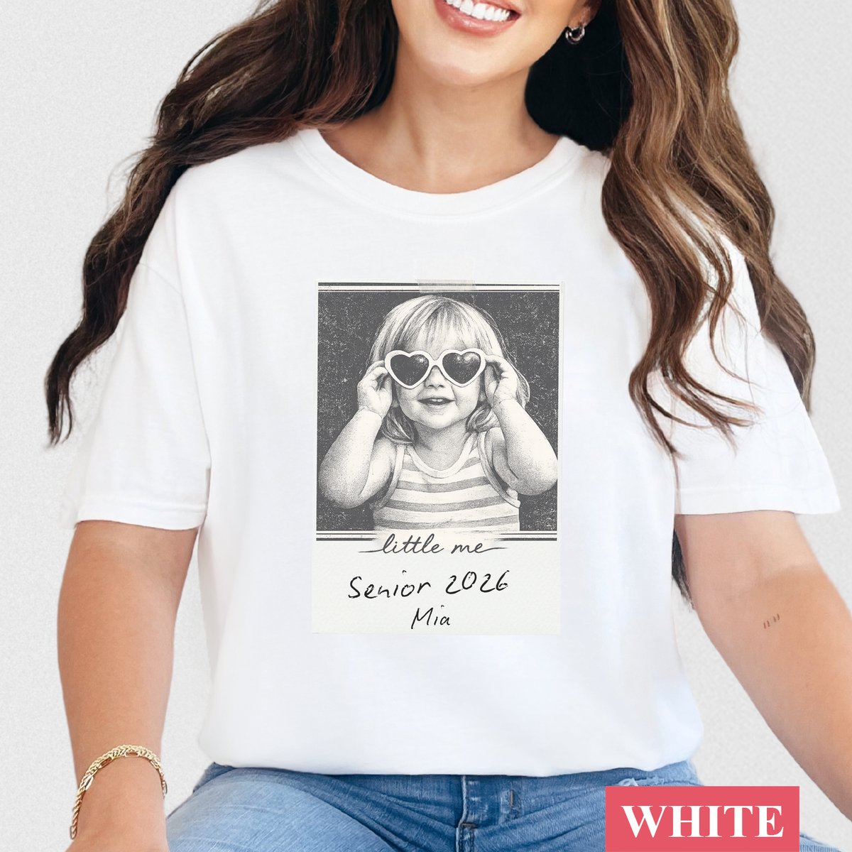 Personalised Senior 2026 Shirt Custom Photo Comfort Colors S tshirt