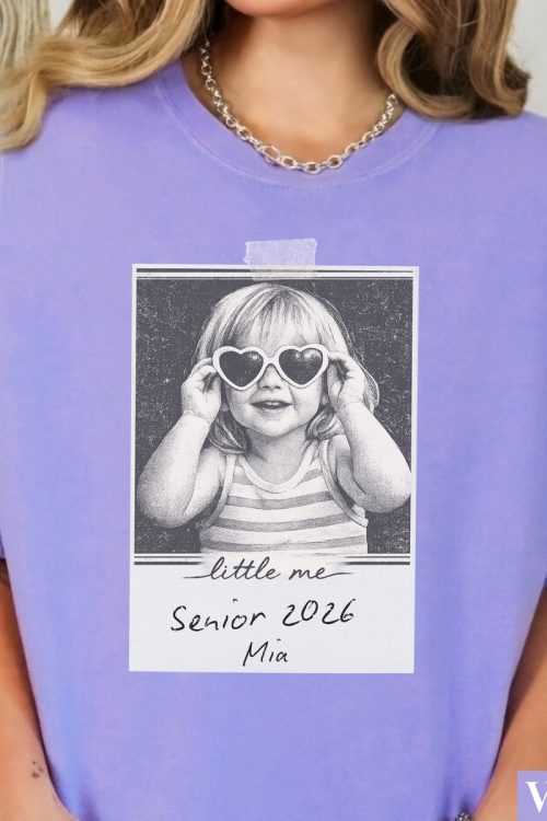 Personalised Senior 2026 Shirt Custom Photo Comfor