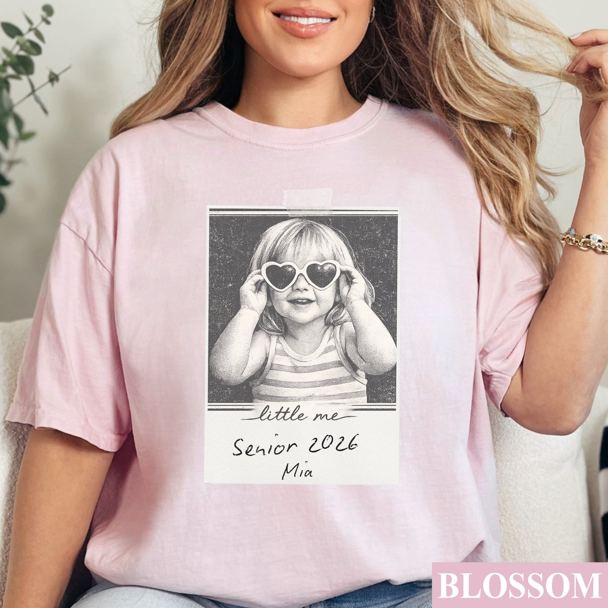 Personalised Senior 2026 Shirt Custom Photo Comfort Colors S tshirt